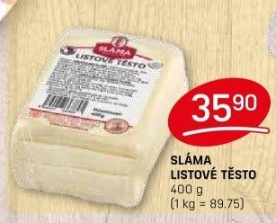Těsto listové Sláma