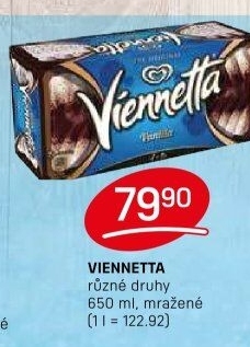 Zmrzlinová roláda Viennetta Algida