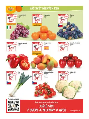 akční leták Globus 24.9.2025-30.9.2025