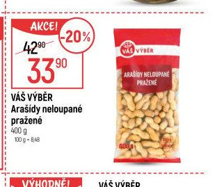 Váš Výběr Arašídy neloupané pražené