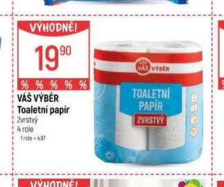 Váš Výběr Toaletní papír