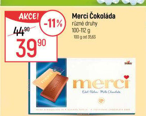 Čokoláda Merci