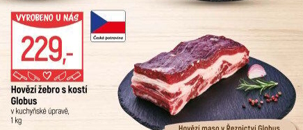Hovězí žebra s kostí Globus