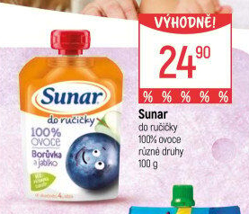 Kapsička do ručičky Ovocný příkrm Sunar