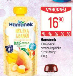 Kapsička ovocná 100% Hamánek