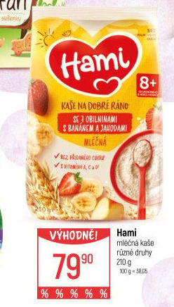 Kaše mléčná Hami