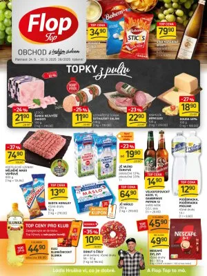 akční leták FLOP TOP 24.9.2025-30.9.2025