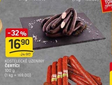 Kostelecké uzeniny Čertíci