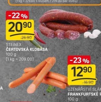 Steinex Čertovská klobása