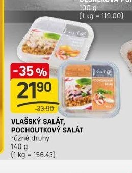 VLAŠSKÝ SALÁT, POCHOUTKOVÝ SALÁT 140 g