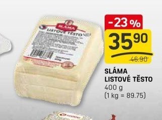 SLÁMA LISTOVÉ TĚSTO 400 g