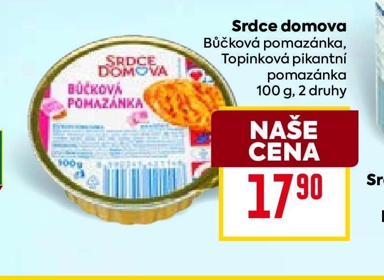 Srdce Domova Bůčková pomazánka - BILLA akcniletaky.com