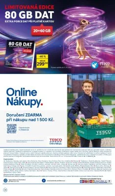 akční leták Tesco 24.9.2025-30.9.2025