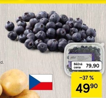 Borůvky Tesco Finest