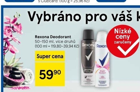 Deodoranty Rexona