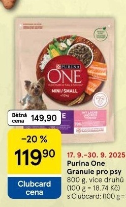 Granule pro psy One Purina