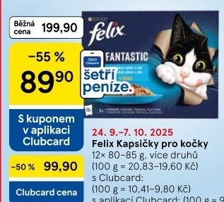 Kapsičky pro kočky Felix Purina