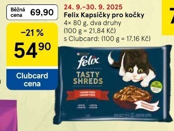 Kapsičky pro kočky Felix Purina