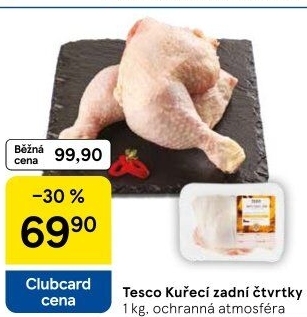 Kuřecí čtvrtky Tesco