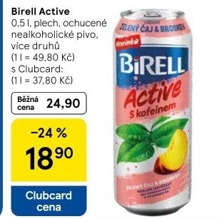 Nealkoholické pivo ochucené Active Birell