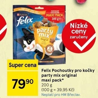 Pamlsky pro kočky Party mix Felix Purina