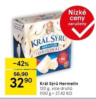 Sýr Hermelín Král sýrů
