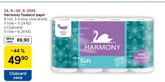 Toaletní papír 3vrstvý Harmony