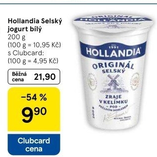 Bílý jogurt selský Hollandia