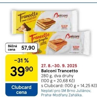 Dezert Trancetto Balconi