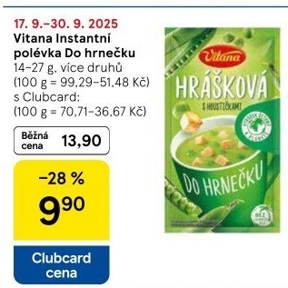 Instantní polévka do hrnečku Vitana