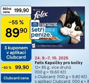 Kapsičky pro kočky Felix Purina