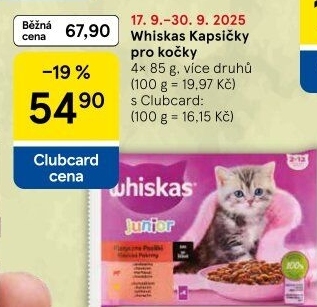 Kapsičky pro kočky Whiskas