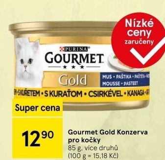 Konzerva pro kočky Gold Gourmet Purina