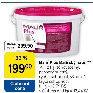 Malířský nátěr Malíř Plus