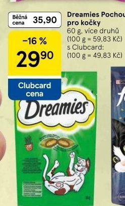 Pamlsky pro kočky Dreamies Whiskas