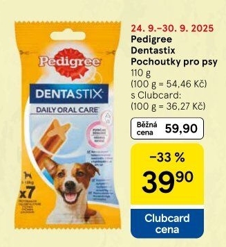 Pamlsky pro psy Denta Stix Pedigree