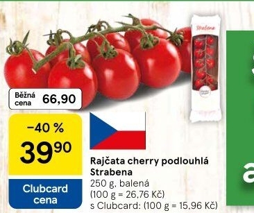 Rajčata cherry keříková Čerstvě utrženo