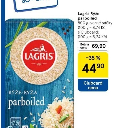 Rýže parboiled Lagris