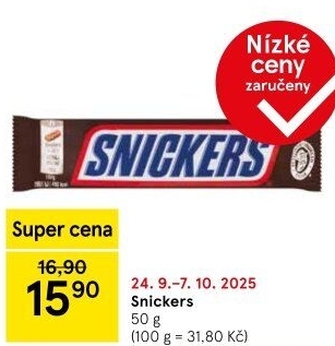 Tyčinka Snickers