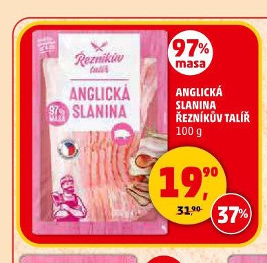 ANGLICKÁ SLANINA ŘEZNÍKŮV TALÍŘ 100 g