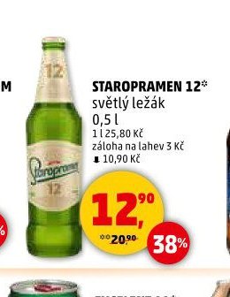 STAROPRAMEN 12* světlý ležák
