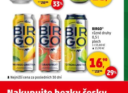 BIRGO* různé druhy plech