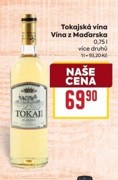 Tokajská vína Vína z Maďarska 0,75 l - BILLA akcniletaky.com