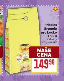 Friskies Granule pro kočku 1700 g