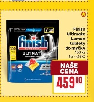 Finish Ultimate Lemon tablety do myčky