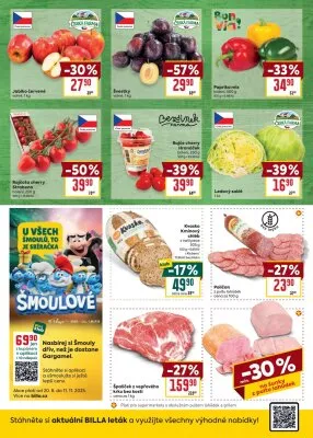 akční leták BILLA 24.9.2025-30.9.2025
