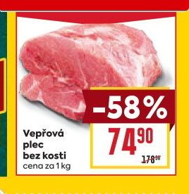 Vepřová plec bez kosti