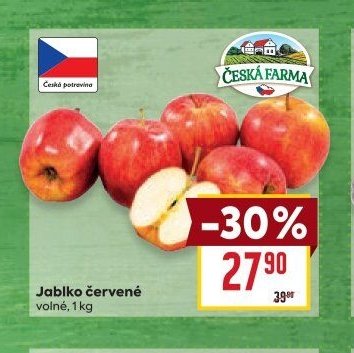 Jablko červené