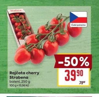 Rajčata cherry Strabena