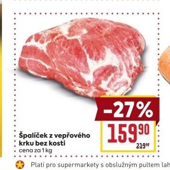 Špalíček z vepřového krku bez kosti